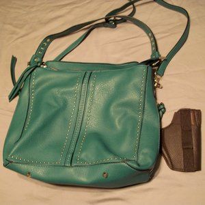 Montana West Concealed Carry Purse Turquoise
